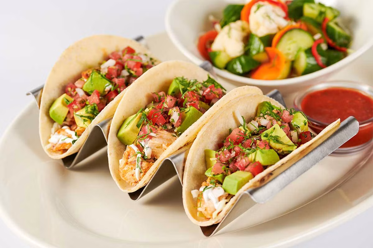 SkinnyLicious Chicken Soft Tacos - The Cheesecake Factory Menu Prices 2026